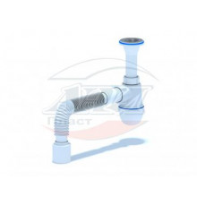 Сифон для тюльпана 1 1/4"* 40 с гибкой трубой Ø40*50 (С2010) Ани 19056