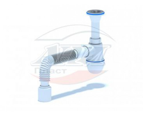 Сифон для тюльпана 1 1/4"* 40 с гибкой трубой Ø40*50 (С2010) Ани 19056 Сифон для тюльпана 1 1/4"* 40 с гибкой трубой Ø40*50 (С2010) Ани 19056