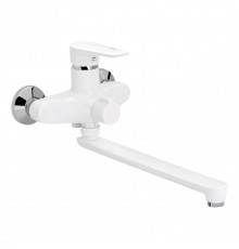 Смеситель Brinex 35W 005, ванна, длиный излив, однорычажный, термопластик ТМ BRINEX