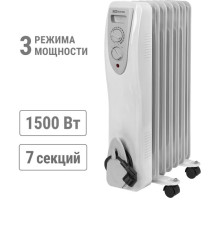 Масл. обогрев. МО-7, 1500 Вт, 7 сек,  регул мощн, термостата, защита от перегрева  - TM TIR