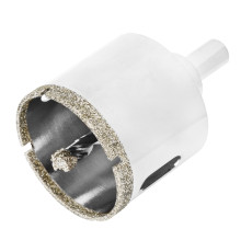 Сверло алмазное по керамограниту, 45 х 67 мм, центрирующее сверло, 3-гран. хвост. (уп.18шт)-TM MTX