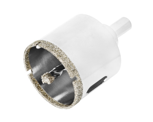 Сверло алмазное по керамограниту, 45 х 67 мм, центрирующее сверло, 3-гран. хвост. (уп.18шт)-TM MTX