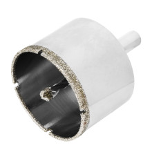 Сверло алмазное по керамограниту, 55 х 67 мм, центрирующее сверло, 3-гран. хвост. (уп.6шт)-TM MTX