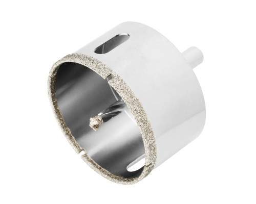 Сверло алмазное по керамограниту, 68 х 67 мм, центрирующее сверло, 3-гран. хвост. (уп.6шт)-TM MTX