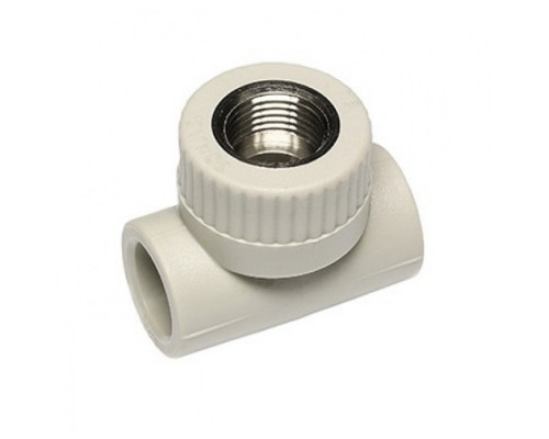 Тройник ВР (ПРХ) d20 x 3/4 (12 шт/пач) серый