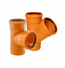 Тройник кан. PVC d 160/160 мм 45