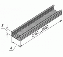 Профиль CD60 (П60) несущий основной (3м), 1уп18шт