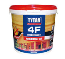 Огнебиозащита TYTAN PROFESSIONAL 4F Wood (концентрат 1:4) 1,0кг  - TM TYTAN Огнебиозащита TYTAN PROFESSIONAL 4F Wood (концентрат 1:4) 1,0кг  - TM TYTAN