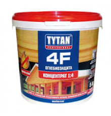 Огнебиозащита TYTAN PROFESSIONAL 4F Wood (концентрат 1:4) 1,0кг  - TM TYTAN