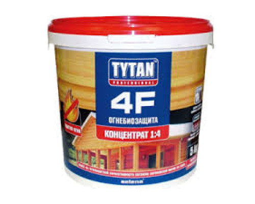 Огнебиозащита TYTAN PROFESSIONAL 4F Wood (концентрат 1:4) 1,0кг  - TM TYTAN