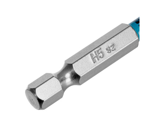 Бита HEX 5х50мм, сталь S2, (уп.10шт) - ТМ Gross.