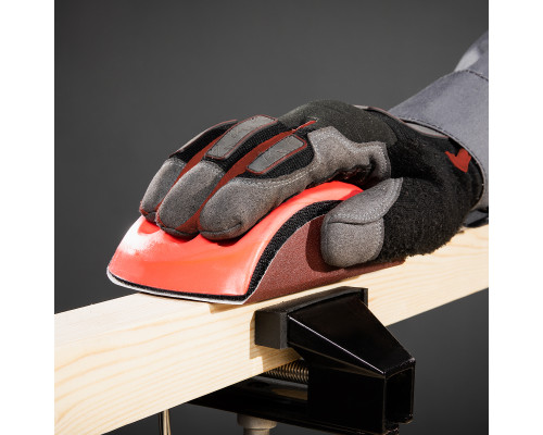 Брусок для шлифования, 150мм, с "липучкой" - TM MTX