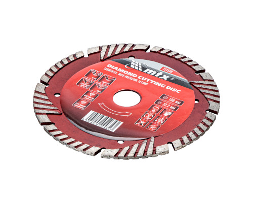 Диск. алмазн. сегмент 150х2,8х22.2мм с защит. сект. сух. рез (уп.10шт) - TM MTX