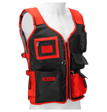 Жилет для инструмента, 8карманов, застежка на молнии, 510х600мм - TM MTX