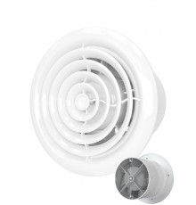 Вентилятор CIRCLE100BD вытяж. с обрат. клапаном D100; 107м3/ч; IP24 (уп.28шт) - TM VE