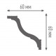 Багет W60/60*2000мм (52шт) - ТМ PNP Decor