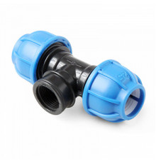 Тройник компрессионный ВР 20x1/2x20 (20; 100) TM Valfex