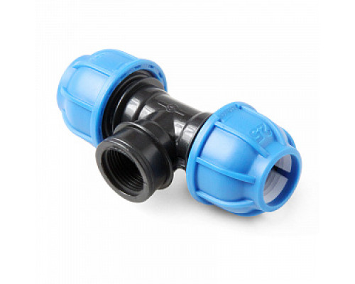 Тройник компрессионный ВР 20x1/2x20 (20; 100) TM Valfex