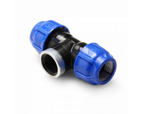 Тройник компрессионный усиленный ВР 32x1/2 (уп.10шт) TM Poelsan