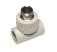 Тройник НР (ПРХ) d20 x 1/2 (15 шт/пач) серый