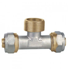 Тройник с НР (компресс.) 16х1/2х16 (уп.10шт) - TM STA