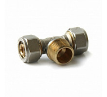 Тройник с НР (компресс.) 16х1/2х16 ТМ ProAqua