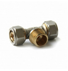 Тройник с НР (компресс.) 16х1/2х16 ТМ ProAqua