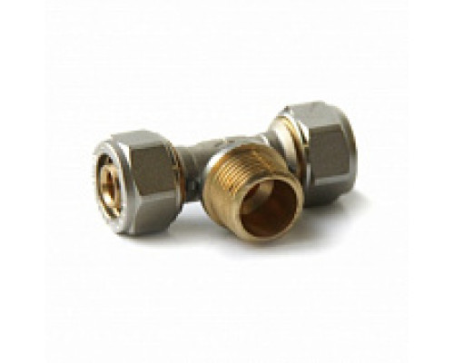 Тройник с НР (компресс.) 16х1/2х16 ТМ ProAqua