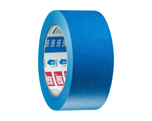 Лента малярная 48мм x 33м синяя, серия-586, арт. 0300-863348 (12шт) - TM Scley