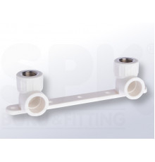 Угол ВР (ПРХ) D 20х1/2 с креплением, двойной (планка) * (5; 40) ТМ SPK