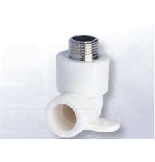 Угол НР (ПРХ) D 20х1/2 с креплением, одинарный * (5; 60) ТМ SPK