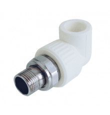 Угол НР D25-3/4 с американкой для радиатора (20; 80) ТМ Valfex