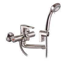 Смеситель ванна Zerix PUD-3 045, S-плоский, короткий излив, однорычажный (к.35) TM ZERIX