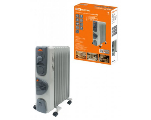 Масл. обогрев. МО-9ТВ, 2000 Вт, 9 сек вент регул мощн (800/1200/2000+400 Вт) термост - TM TDM Масл. обогрев. МО-9ТВ, 2000 Вт, 9 сек вент регул мощн (800/1200/2000+400 Вт) термост - TM TDM