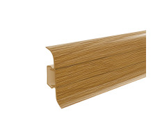 Плинтус ПВХ 56мм 124 Дуб янтарный 2,5м (уп.40шт) - ТМ RicoLeo