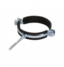 Хомут металлический с рез. прокл. 32-36мм 1" шпилька М8 (уп.110шт) - ТМ Valfex