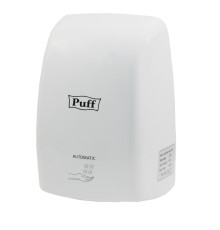 Электросушитель для рук PUFF (8815), высокоскоростной, пластик., белый, 1000 W ТМ ТК ТЗС