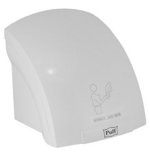 Электросушитель для рук PUFF (8820), малошумный, пластик., белый, 2000 W ТМ ТК ТЗС