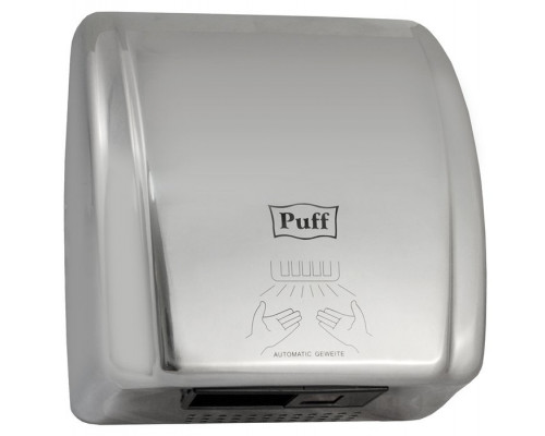 Электросушитель для рук PUFF (8851S), высокоскоростной, нерж. сталь,  хром, 2100 W ТМ ТК ТЗС