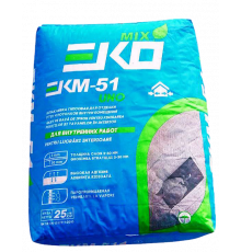 Шпаклевка первичная EKO MIX EKM-51 UNO/Euro гипс 25 кг (45)