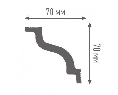 Багет D70/70*2000мм (96шт) - ТМ PNP Decor Багет D70/70*2000мм (96шт) - ТМ PNP Decor