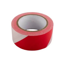Лента сигнальная 50мм x 100м, красно- белая (уп. 72шт) - TM Profmet
