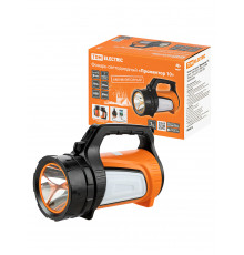 Фонарь светодиод "Прожектор 10" аккум. 10 Вт LED+12 SMD+12 SMD 350 лм 37 В 24 А*ч USB - TM TDM