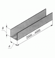 Профиль UD27 (Пн27) направляющий (4м), 1 уп- 20шт