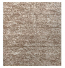 Панель вспен. ПЭ самоклеящаяся 3D МРАМОР КОРИЧНЕВЫЙ 700х770мм (уп.10шт) - TM GRACE