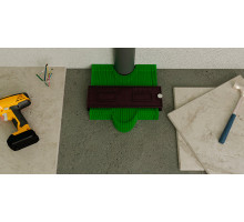 Шаблон для подрезки отделочных материалов 120мм - TM GRACE