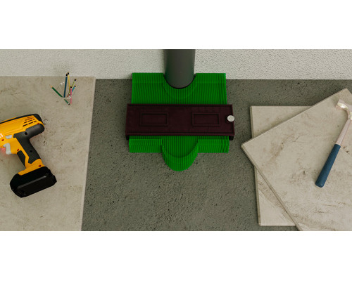 Шаблон для подрезки отделочных материалов 120мм - TM GRACE