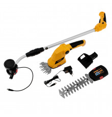 Ножницы-кусторез с телескоп. штангой аккумуляторные G801E с акк. 7.2В Li-Ion 1.5Ач - TM  Denzel