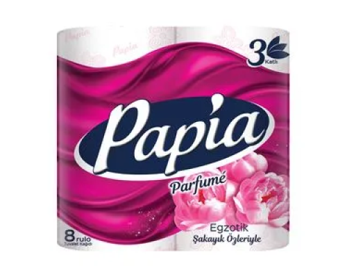 Бумага туалетная 3х слойн. 8 рул/уп Parfume\' \'Egzotik Papia