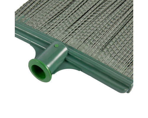 Метла полипропиленовая 270мм х 260мм плоская распушенная, без черенка - ТМ Сибиртех